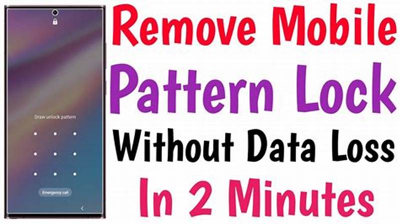 Reset Pattern Lock Without Data Loss