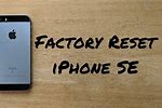 Reset iPhone SE to Factory Settings
