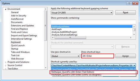 Resharper Alt Enter not working