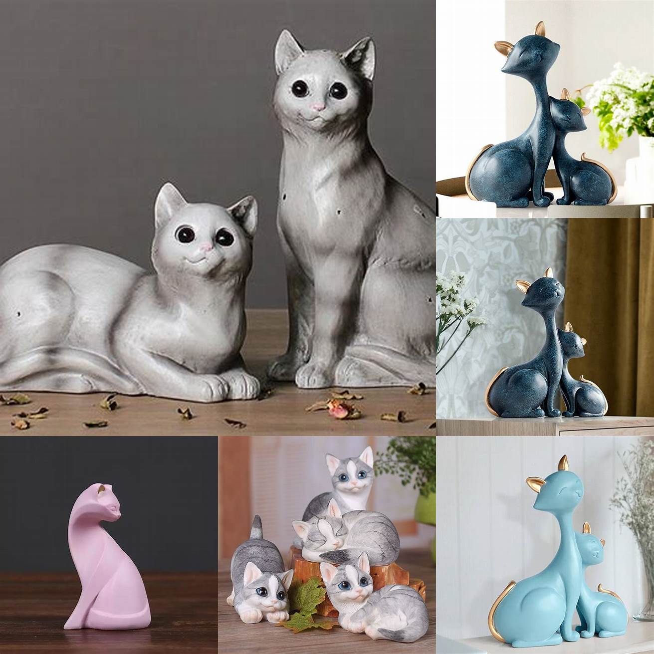 Resin Cat Figurines