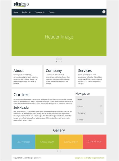 Responsive Web Templates