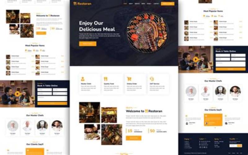 Restaurant Fast Advanced Bootstrap Template