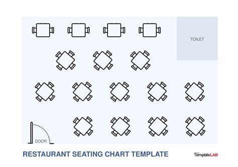 Restaurant Seating Chart Template