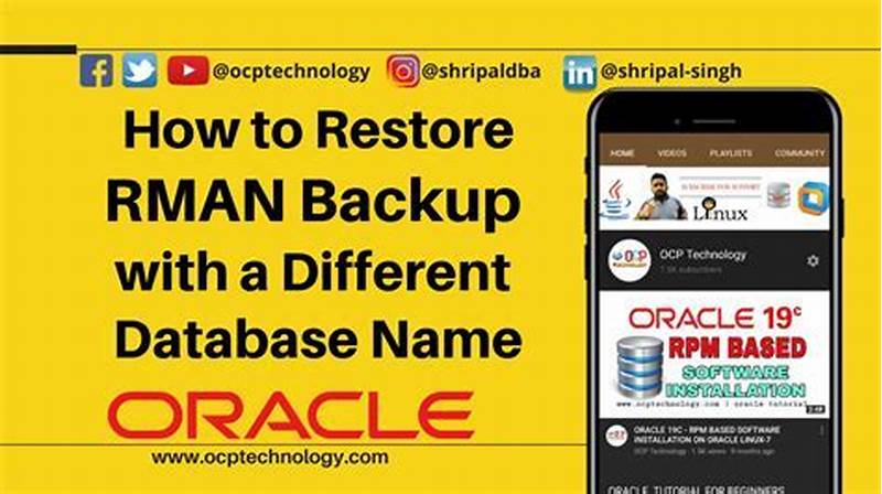 Restore Database From Rman Using Catalog