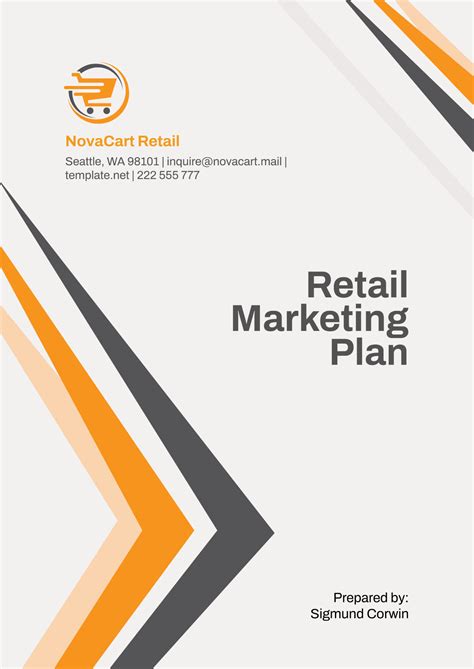 Retail Marketing Plan Template