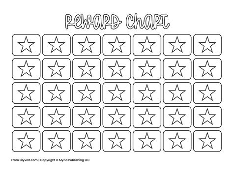 Reward Chart With Stars