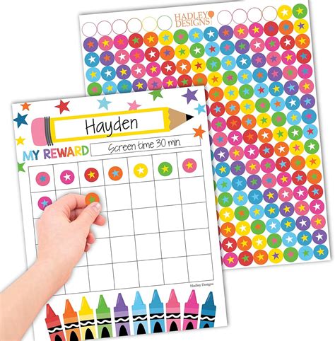 Reward Sticker Chart