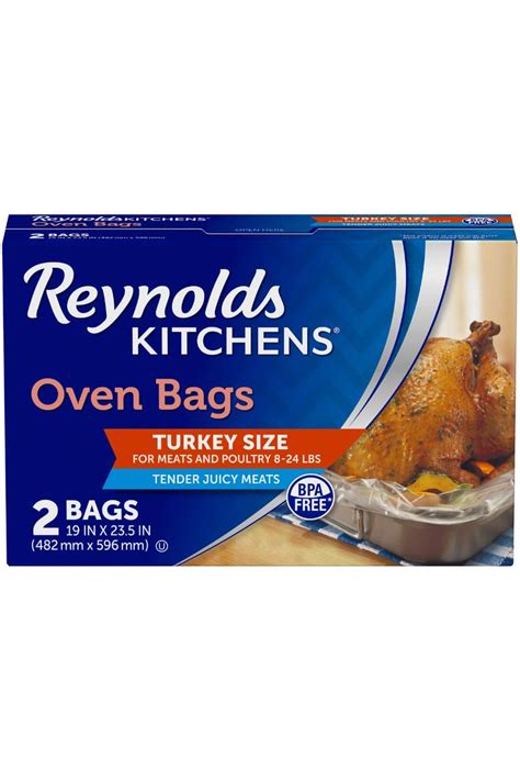 Reynolds Oven Bags Chart