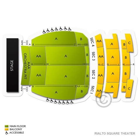 Rialto Square Seating Chart