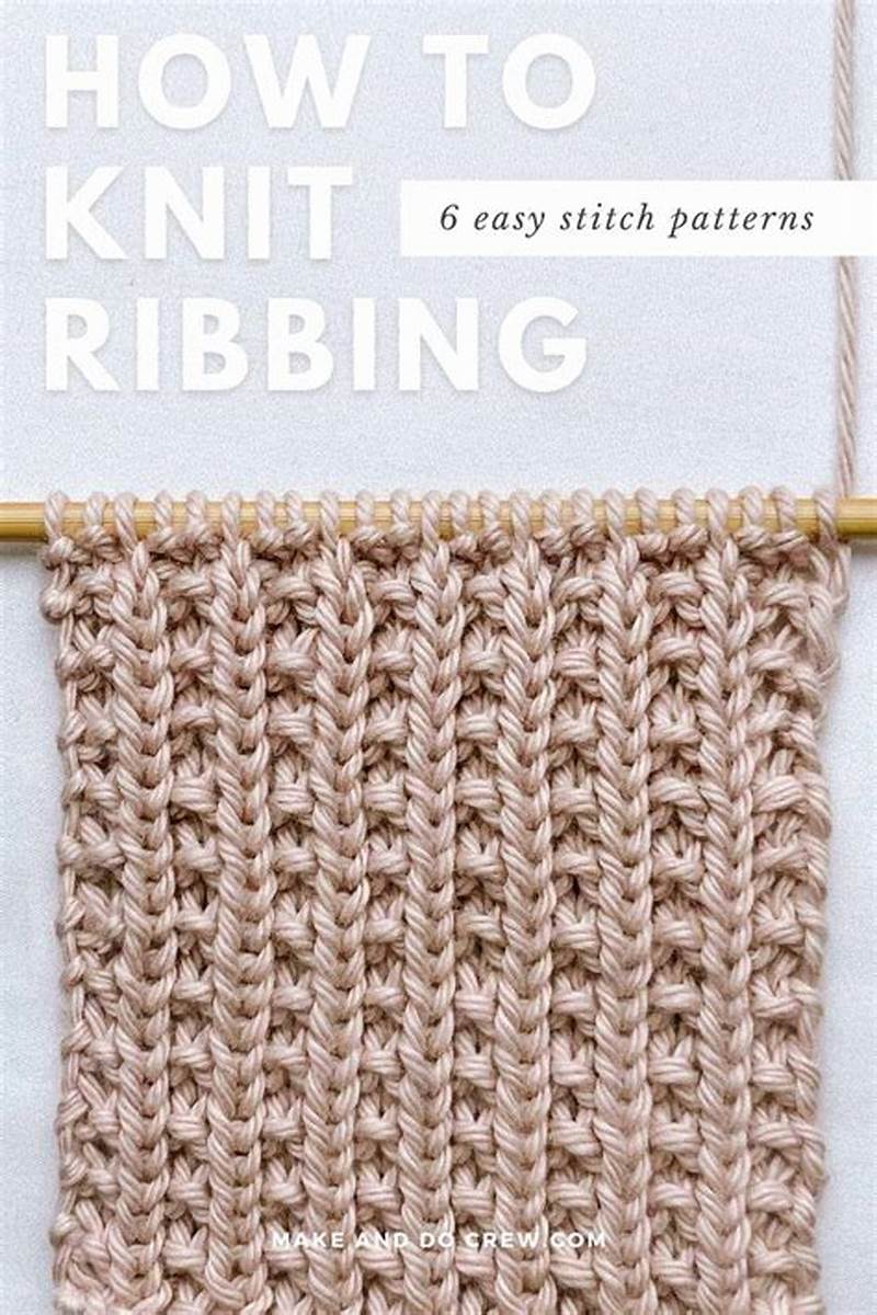 Ribbed Pattern Knitting