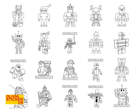 Roblox Free Printable Coloring Pages