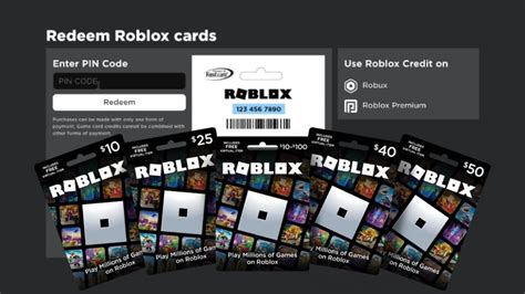Roblox Gift Card Redemption Page
