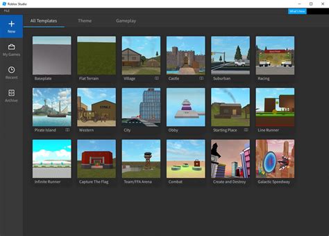 Roblox Studio Templates