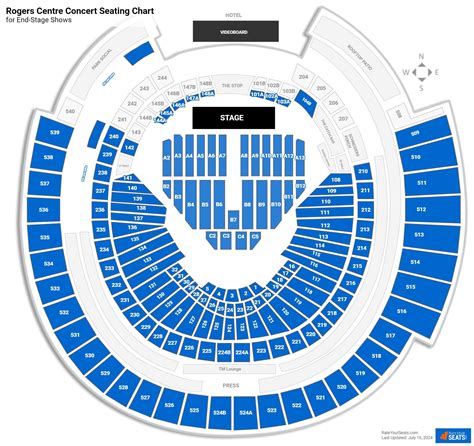 Roger Centre Seating Chart