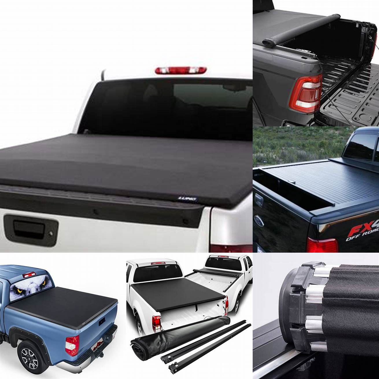 Roll Up Bed Cover with aerodynamic design