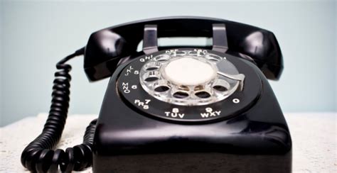 A Rotary Dial Phone