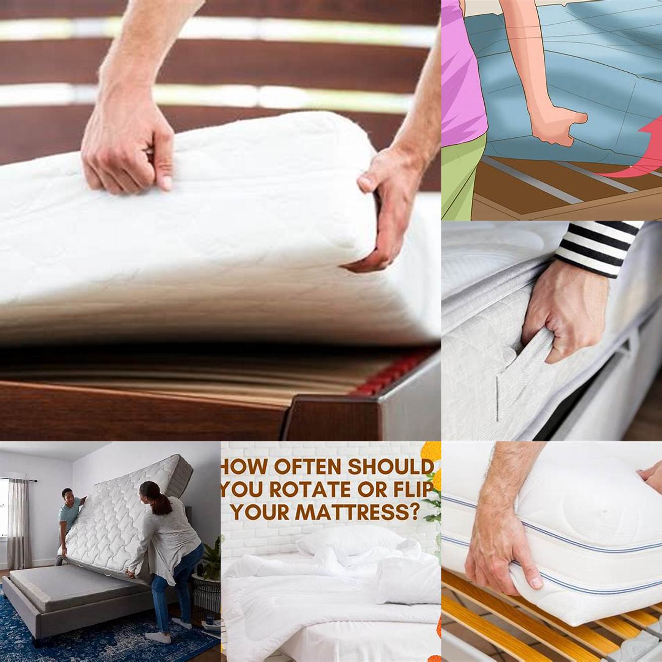 Rotate your mattress regularly to prevent wear and tear on one side