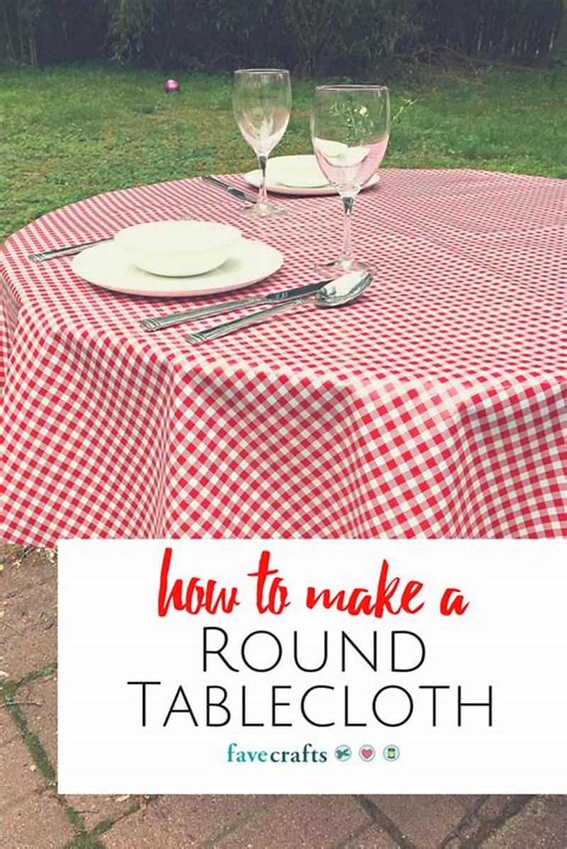 Round Tablecloth Pattern