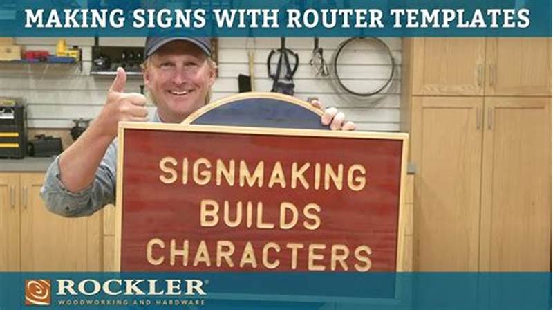 Router Templates For Sign Making