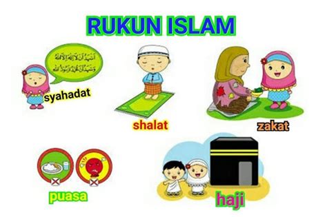 Rukun Islam illustration
