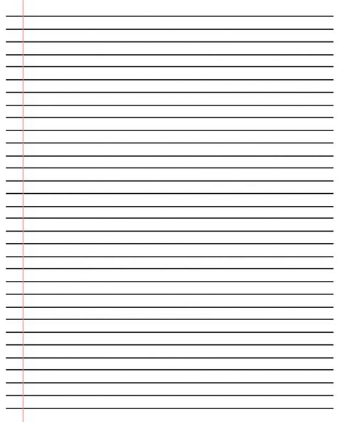 Ruled Paper Template