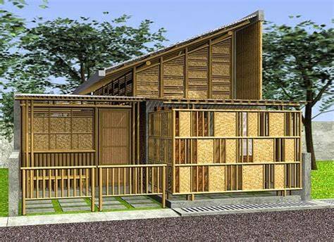 Rumah Bambu Modern Minimalis