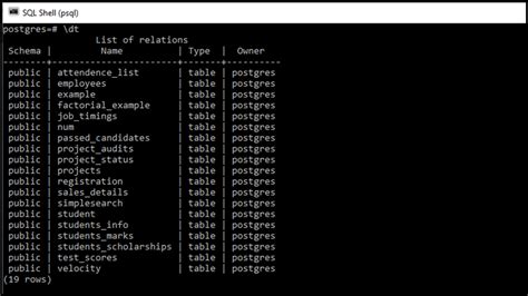 Run PostgreSQL queries from the command line