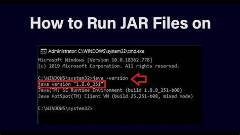 Run class in Jar file