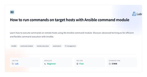Run command on the Ansible host