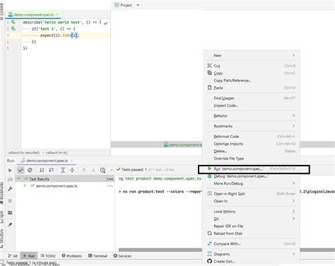 Running a single test file