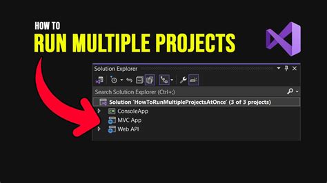 Running two projects at once in Visual Studio