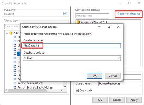 SQL Server - Create a copy of a database table and place it in the same database