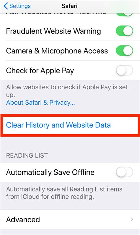Safari How to Clear Cache