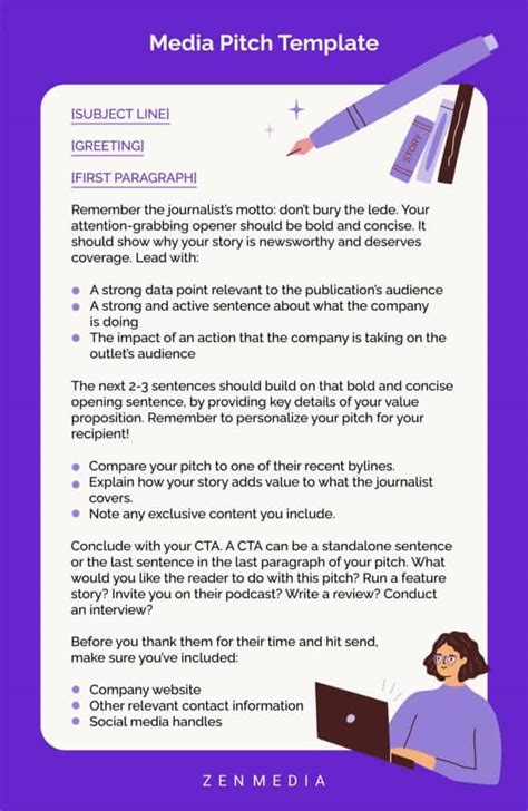 Sample Media Pitch Template