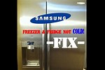 Samsung Refrigerator Freezer Not Freezing