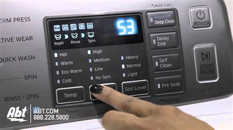 Samsung Washing Machine Control Panel