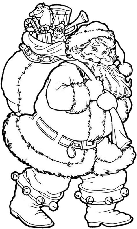 Santa Claus Free Printable Coloring Pages