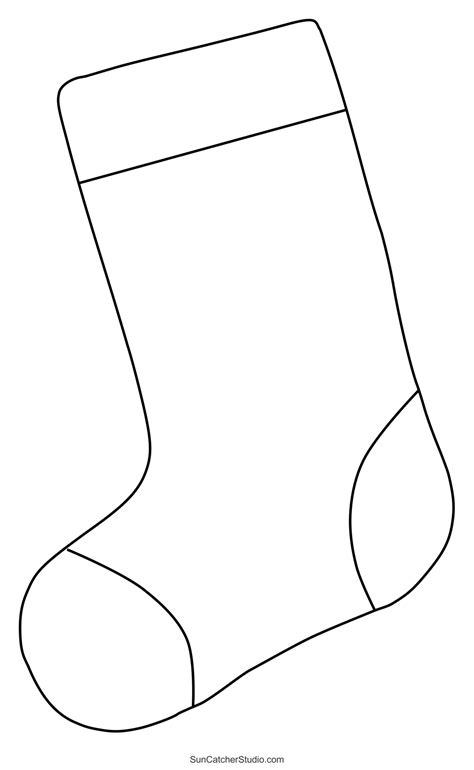 Santa Stocking Template