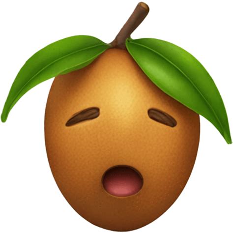 Sapodilla emoji