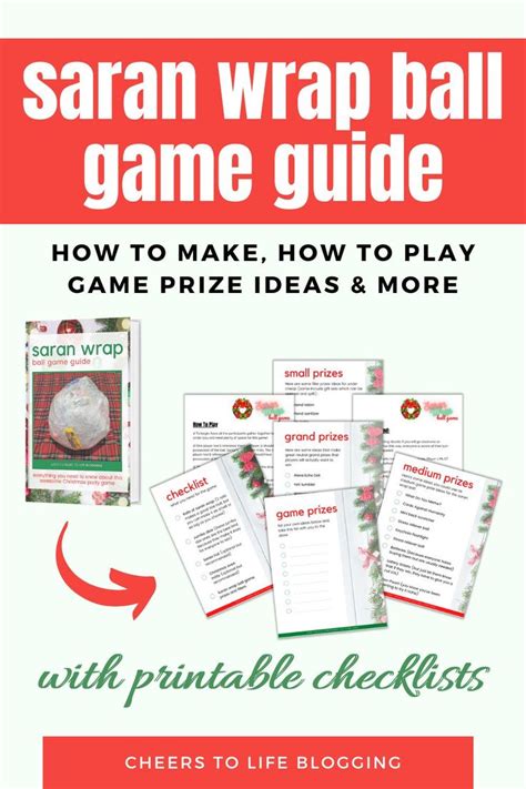 Saran Wrap Ball Game Rules Printable