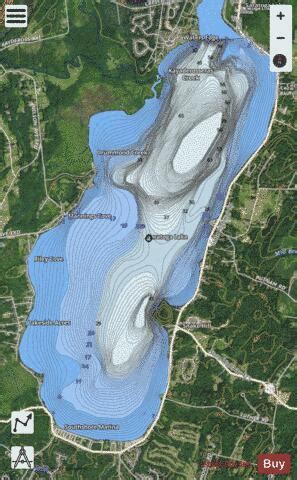 Saratoga Lake Depth Chart