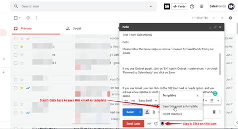 Save Email Template Gmail