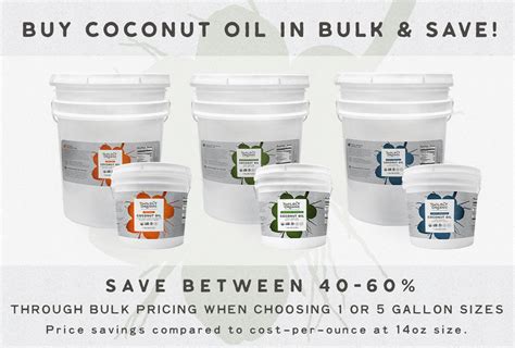 Save Money with Coconut Oil in Bulk