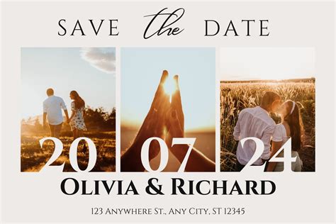 Save The Date Announcement Template