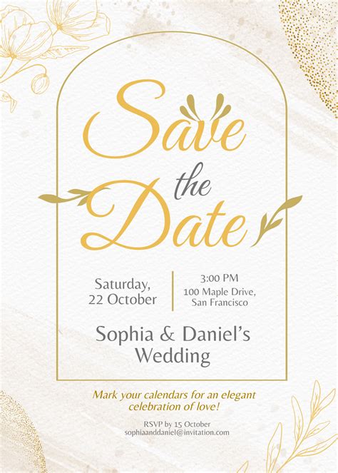Save The Date Email Templates