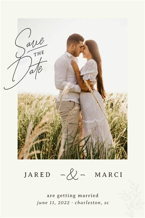 Save The Date For Wedding Template