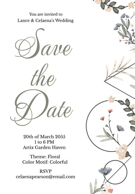 Save The Date Templates For Word