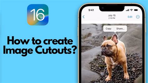 Saving Cutout on iOS 16