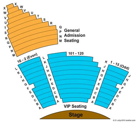 Saxe Theater Seating Chart