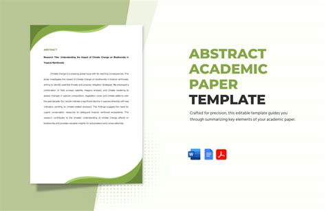 Science Abstract Template